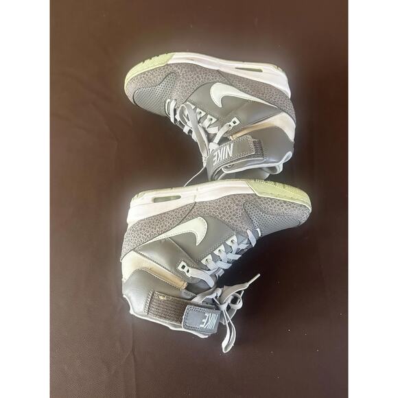 Nike Air Revolution Sky Hi Wedge Gray Shoes Women 7.5 Grey / Sea Foam 2014 Rare - Picture 3 of 9